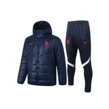 France blue down jacket set